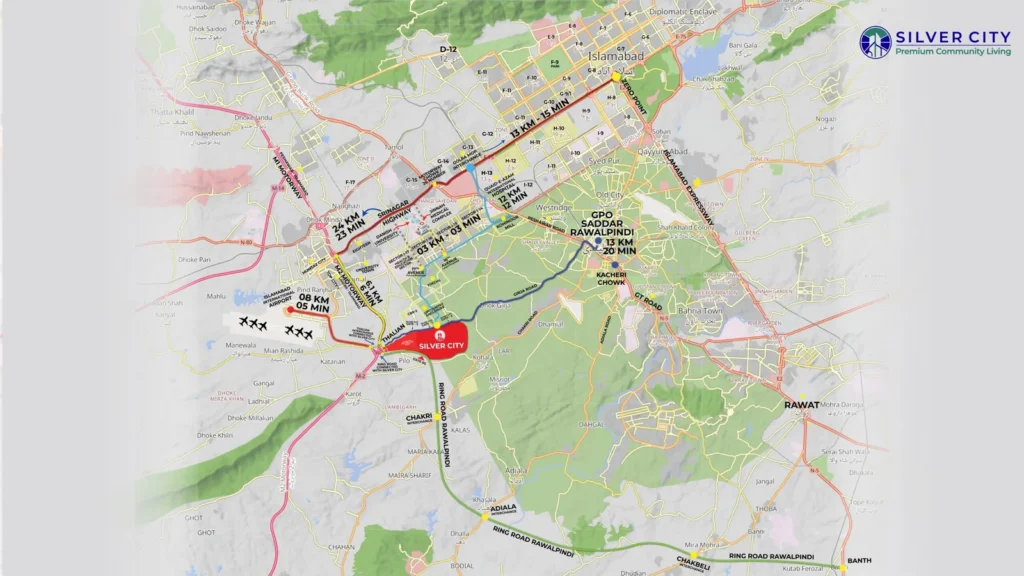 Silver City: Where Location Excellence and Route Connectivity Create Pakistan's Finest Investment